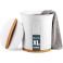 White Lid, variant on Live Fine Towel Warmer, Large Bucket Style Towel Heater with LED Display, Adjustable Timer, & More!