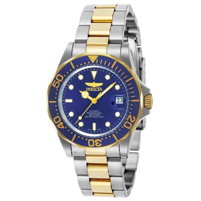 Invicta Men's Pro Diver 200m Water Blue Automatic / Date - Club