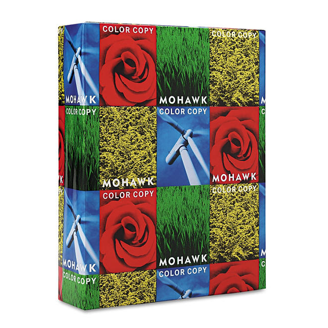 Mohawk - Copier 100% Recycled Paper, 96 Brightness, 28lb 8-1/2x11, White -  500 Shts/Rm