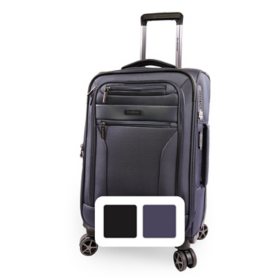 Brookstone Harbor 21" Carry-On Softside Spinner Luggage (Assorted Colors)
