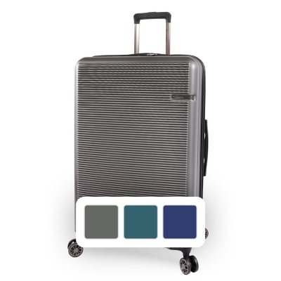 Brookstone Nelson 29' Check In Hardside Spinner Luggage - Charcoal:- Charcoal, 29'