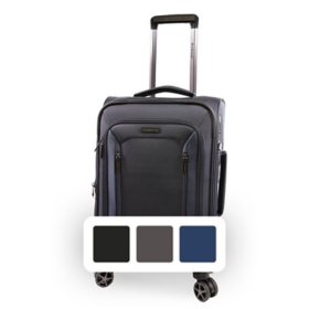 Brookstone Elswood 21" Carry-On Softside Spinner Luggage (Assorted Colors)