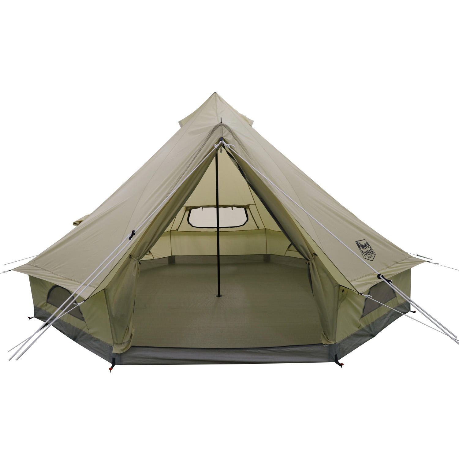 Timber Ridge 6 Person Yurt Glamping Water-Resistant Tent (67 x 71")