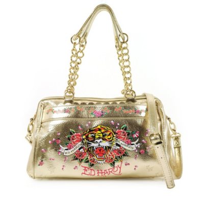 Ed Hardy Women's Shoulder Bags - Gold