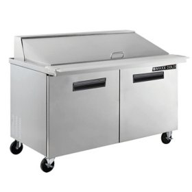 Maxx Cold X-Series Commercial Refrigerated Prep Station, Stainless Steel 15.5 cu. ft.