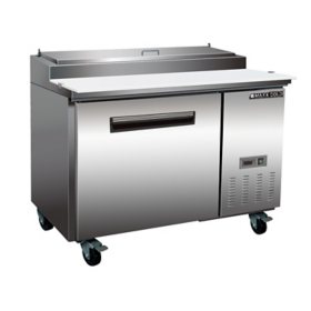 Maxx Cold X-Series Commercial Refrigerated Pizza Prep Station, Stainless Steel (12 cu. ft.)