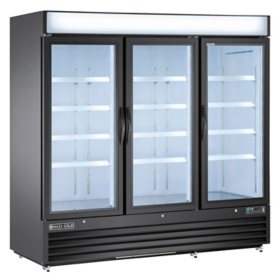Maxx Cold X-Series Merchandiser Refrigerator with Triple Glass Door 72 cu. ft.