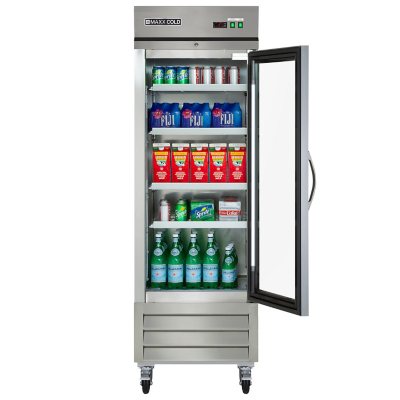 Maxx Cold MXCR-23GD Reach-In Refrigerator, Glass Door, Bottom Mount 23