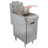 Cayvo 40-lb. Commercial Fryer (Natural Gas or Liquid Propane)