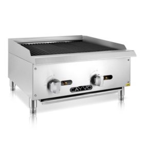 Cayvo Radiant Charbroiler With Stainless Steel Countertop Choose