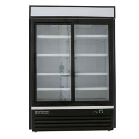 Maxx Cold X-Series Double Sliding Glass Door Merchandiser Refrigerator 48 cu. ft.