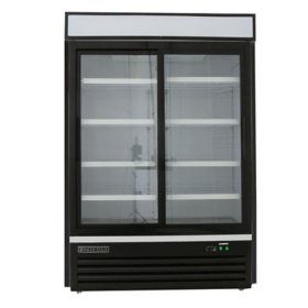 MAXX COLD 54", 48 cu. ft., Double Sliding Glass Door Reach-In Merchandiser Refrigerator