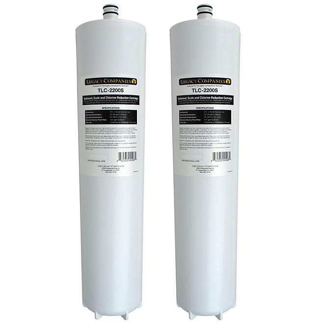 Maxx Ice Carbon Block Water Filter Replacement Cartridge, 2 pk. TLC-2200S-DBLP