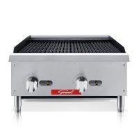 General Stainless Steel Gas Radiant Charbroiler (Choose Size & Gas Type)