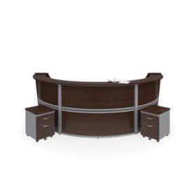 Marque Triple Unit Reception Station With 2 Locking Drawer