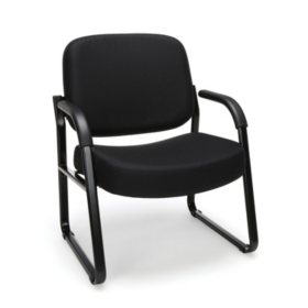 OFM Core Collection Big and Tall Guest and Reception Chair with Arms, Choose a Color (407)