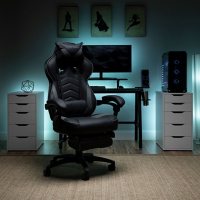 RESPAWN S110 Racing Style Gaming Chair, Reclining Ergonomic Chair with Footrest, Choose a Color (RSP-S110)