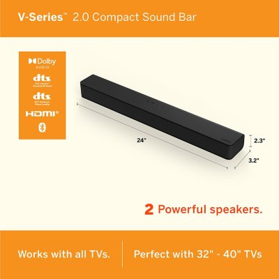 VIZIO 2.0 Compact Sound Bar V20-J8 - Sam's