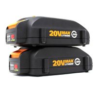 Worx 20V Power Share 2.0 Ah Max Lithium-Ion Replacement Battery - 2 Pk.