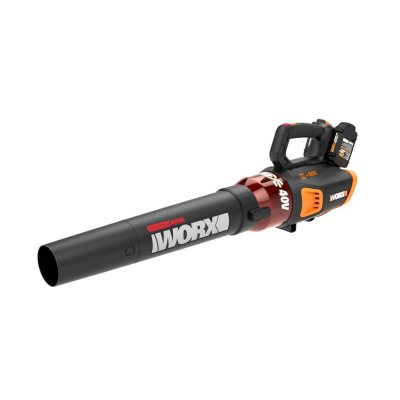 WORX POWER SHARE 20-volt Max 360-CFM 75-MPH Battery Handheld Leaf Blower 2  Ah (Battery and Charger Included) in the Leaf Blowers department at