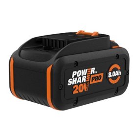 Worx 20V Power Share PRO 8.0Ah Lithium-Ion High-Capacity Battery		