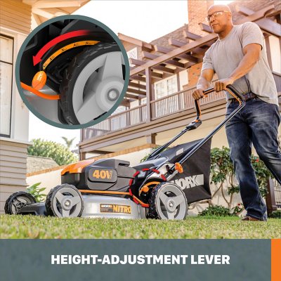 Worx lawn best sale mower 56v