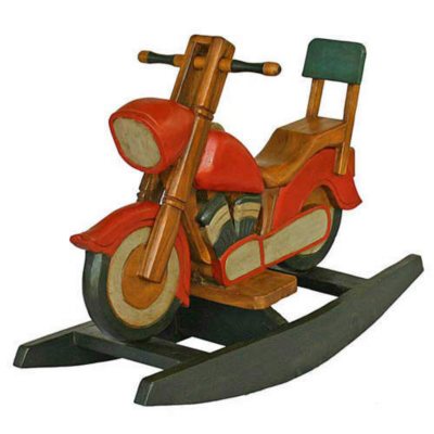 Motorcycle Design Decorative Wood Rocking Horse Sam s Club