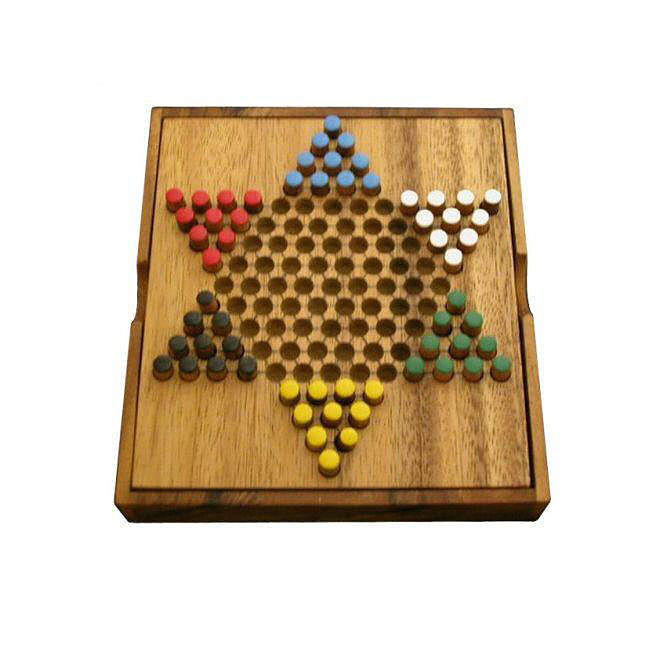 Hand-Painted Travel Size Chinese Checkers Game