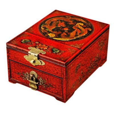 Buy Wooden jewelry box with goldening «Gold