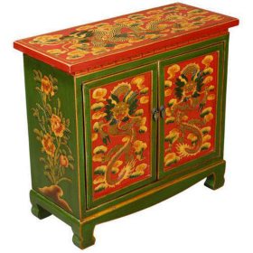 Tibetan Hand Painted Storage Cabinet Sam S Club