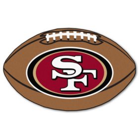 Nfl San Francisco 49ers Football Mat Sam S Club