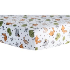 Trend Lab Flannel Fitted Crib Sheet Friendly Forest Sam S Club