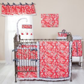 Waverly Charismatic 3 Piece Crib Bedding Set Cherry Floral