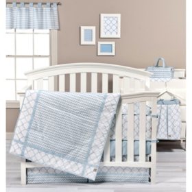 Trend Lab 3-Piece Crib Bedding Set, Blue Sky