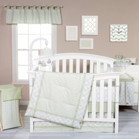 Trend Lab 3-Piece Crib Bedding Set, Sea Foam