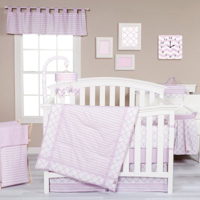 Trend Lab 3Piece Crib Bedding Set, Orchid Bloom Sam's Club