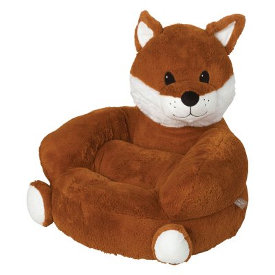 plush fox chair