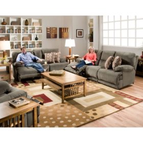 Shelby Reclining Living Room 3 Piece Furniture Set Sam S Club