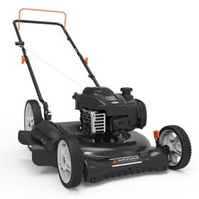 Yard Force 21 in. e450 Briggs & Stratton Engine Gas Push Mower 2-in-1 Cutting System 