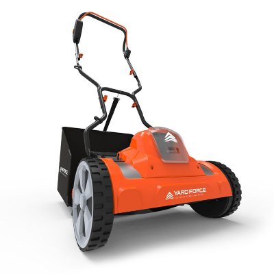 Cordless roller 2024 lawn mower