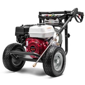 Yard Force 3600PSI 2.5GMP Honda GX200 196cc Gas Pressure Washer with high performance axial pump 		