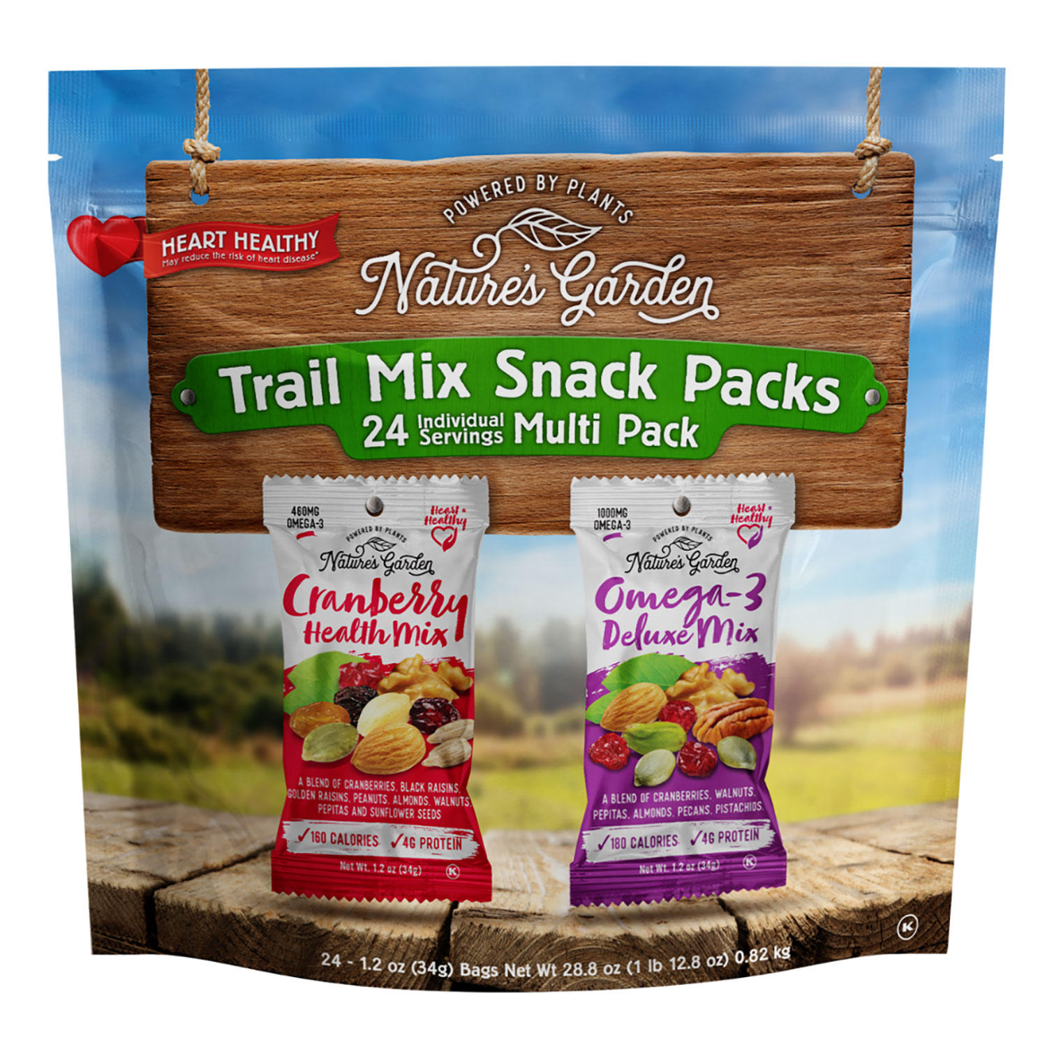 Nature's Garden Trail Mix Snack Packs (1.2oz, 24pk)