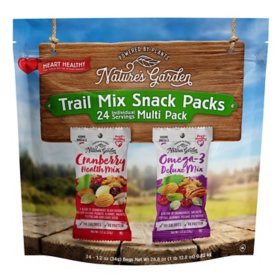 Nature's Garden Trail Mix Snack Packs, 1.2 oz., 24 pk.