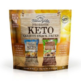 Nature's Garden Probiotic Keto Trail Mix Variety Pack (18 oz.)