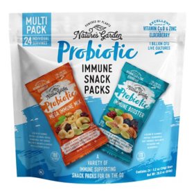 Nature's Garden Probiotic Immune Booster Variety Snack Packs 24 pk.