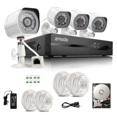 Zmodo 4 Channel Complete sPoE NVR Surveillance System with 1TB HDD