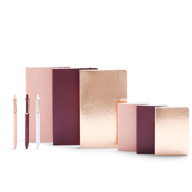 Poppin Shine On Pen + Notebook Set, Select Color
