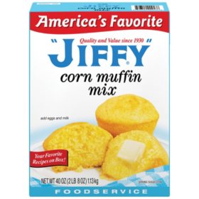 JIFFY Corn Muffin Mix, 40 oz.