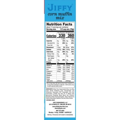 Jiffy corn 2024 muffin mix