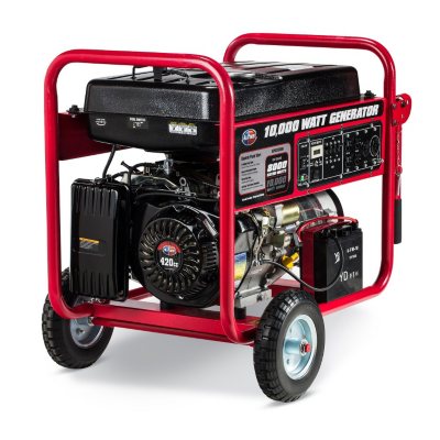 All Power 8,000W / 10,000 Watt Portable Gas Powered Generator w ...